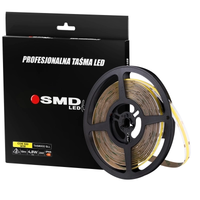 $ TAŚMA COB 320 WW 4,8W 24V IP66 SMD LEDline3Y 10M